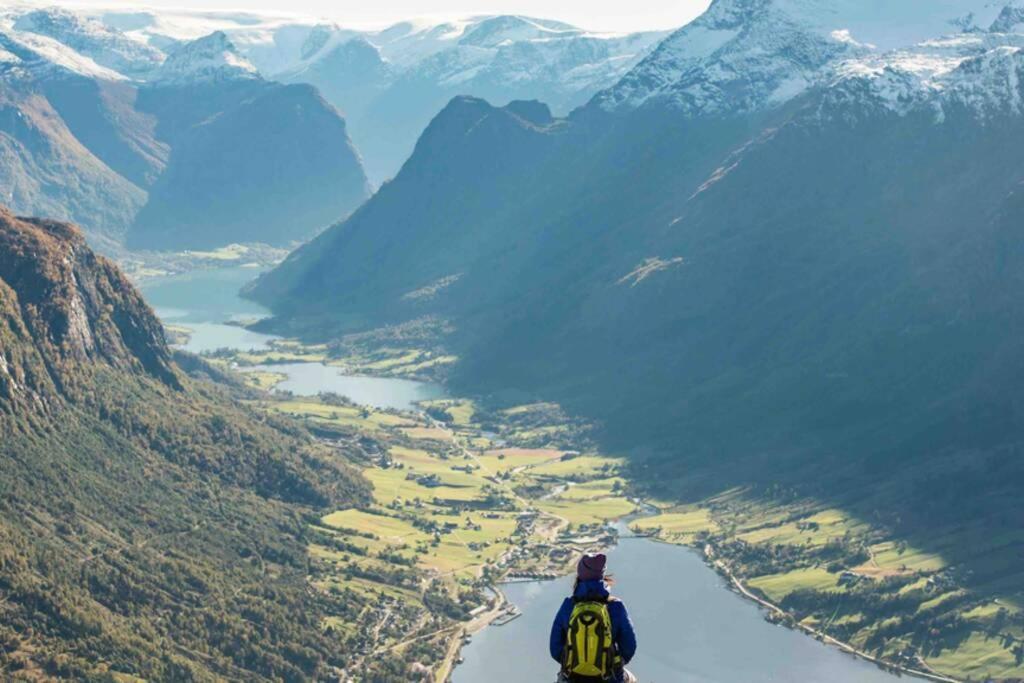 Hytte I Stryn Med Elbil Lader Villa Exterior photo